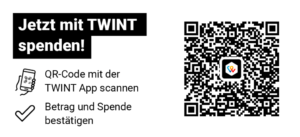 TWINT QR-Code mit verlinkung für Geldspenden