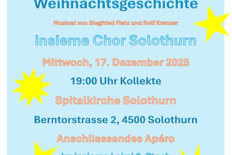 insieme Chor Weihnachtskonzert 2025
